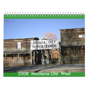 Montana Old West. Kalender