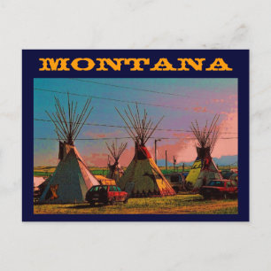 Montana Postcard Postkarte
