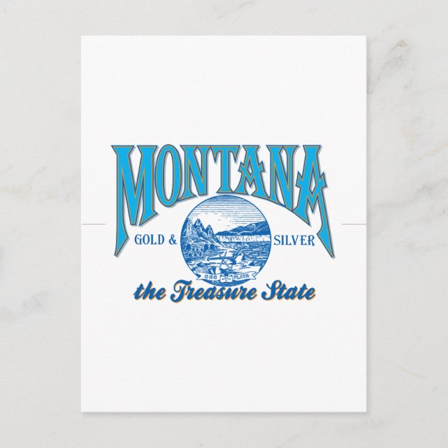 Montana Postkarte (Vorderseite)