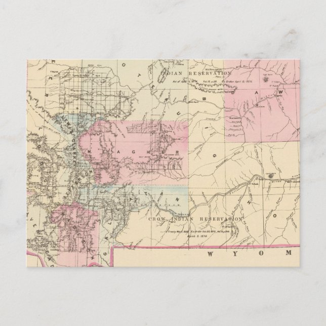 Montana Postkarte (Vorderseite)