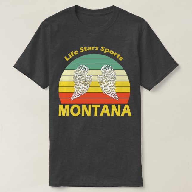 Montana Retro T-Shirt (Design vorne)