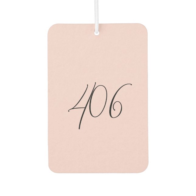 Montana rosa mit Schwarzwaldcode-Luftfreischöfe Autolufterfrischer (Vorderseite)