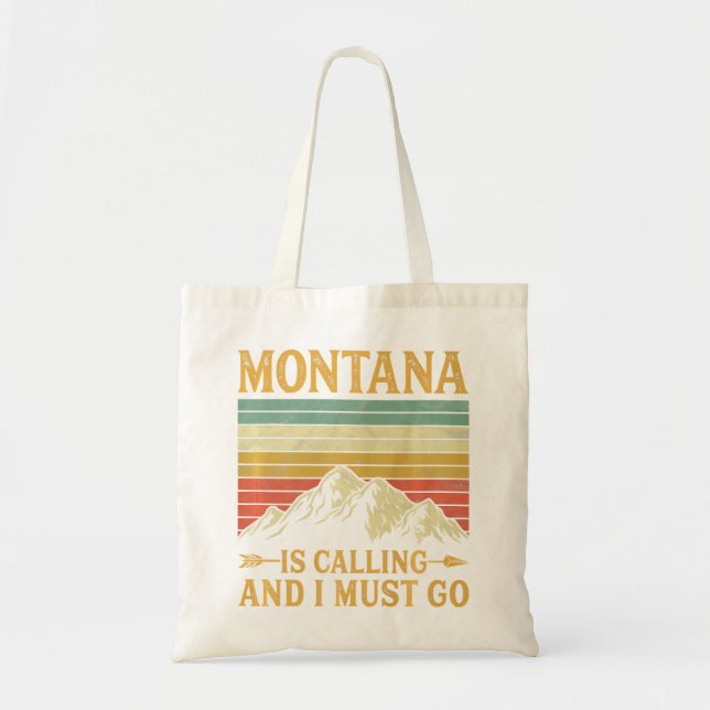 Montana ruft an und ich muss Premium gehen Tragetasche (Vorne)