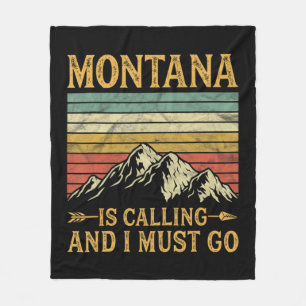 Montana ruft und ich muss gehen fleecedecke