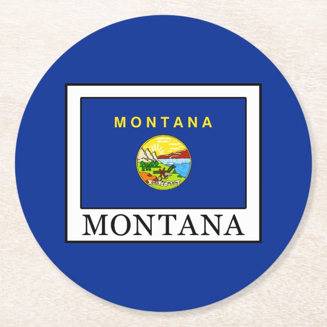 Montana Runder Pappuntersetzer (Vorderseite)