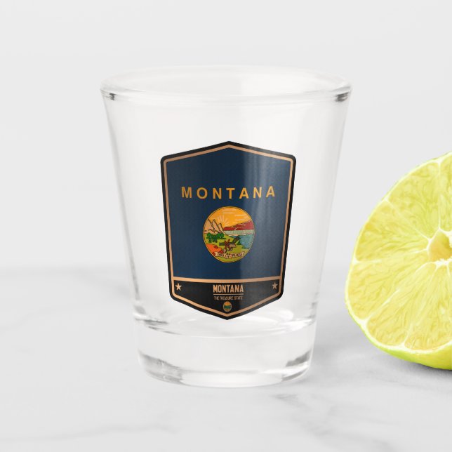 Montana Schnapsglas (Vorderseite)