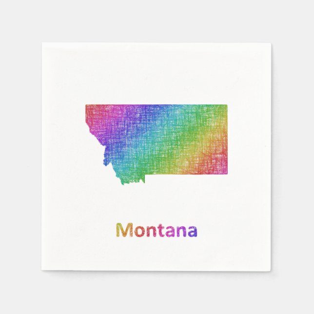 Montana Serviette (Vorderseite)