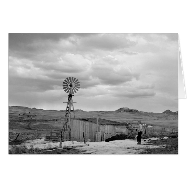 Montana Sheep Ranch, 1942 (Vorderseite (Horizontal))