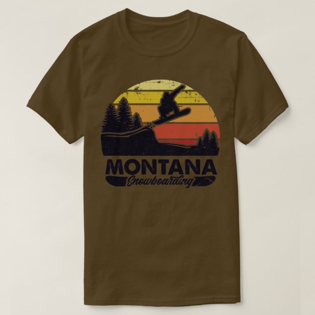 Montana Snowboarden T-Shirt (Design vorne)
