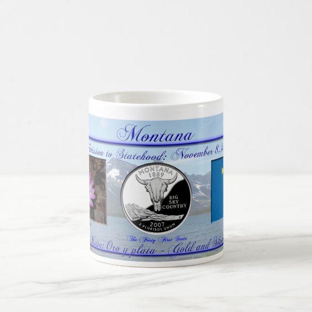Montana-Staat Gedenk Kaffeetasse (Mittel)