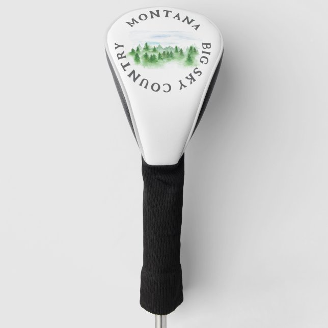 Montana Staat Golf Headcover (Vorderseite)