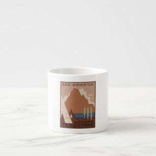Montana Staat: Indianerstämme, Berge, Prärie Espressotasse
