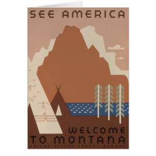 Montana Staat: Indische Stämme, Berge, Prärie