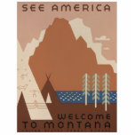 Montana Staat: Indische Stämme, Berge, Prärie Fotoskulptur Ornament<br><div class="desc">Im Herzen des amerikanischen Westens, wo zerklüftete Berge weite Prärien treffen und kristallklare Flüsse durch grüne Täler schlängeln, liegt der bezaubernde Staat von Montana. Montana, oft als "Letzter Bester Ort" bezeichnet, ist ein Land von atemberaubender natürlicher Schönheit, reichhaltigem Kulturerbe und endlosen Möglichkeiten für Abenteuer. - Stellen Sie sich stehend auf...</div>