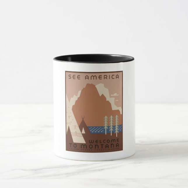 Montana Staat: Indische Stämme, Berge, Prärie Tasse (Zentrum)