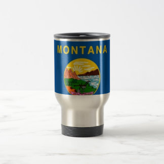 Montana-Staats-Flagge Reisebecher