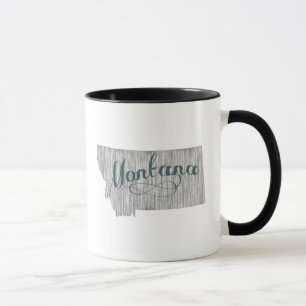 Montana-Staats-Typografie Tasse