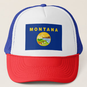 Montana Staatsflagge Truckerkappe