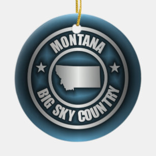 "Montana-Stahl 2" Verzierungen Keramikornament