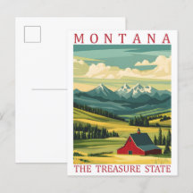 Montana The Treasure Staat USA Travel Place