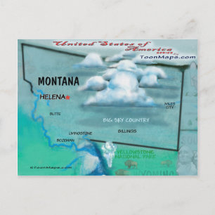 Montana USA Card Postkarte