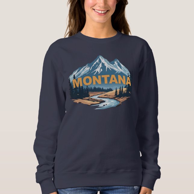 Montana USA Sweatshirt (Vorderseite)