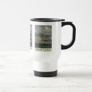 Montana USA Vintage Travel Tasse