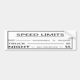 Montana Vintag Speed Limit Autoaufkleber