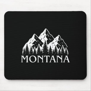 Montana Vintage Berg im Freien Big Sky Country Mousepad