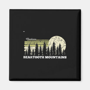 Montana Wandern Beartooth Berge Bäume Natur Fo Magnet