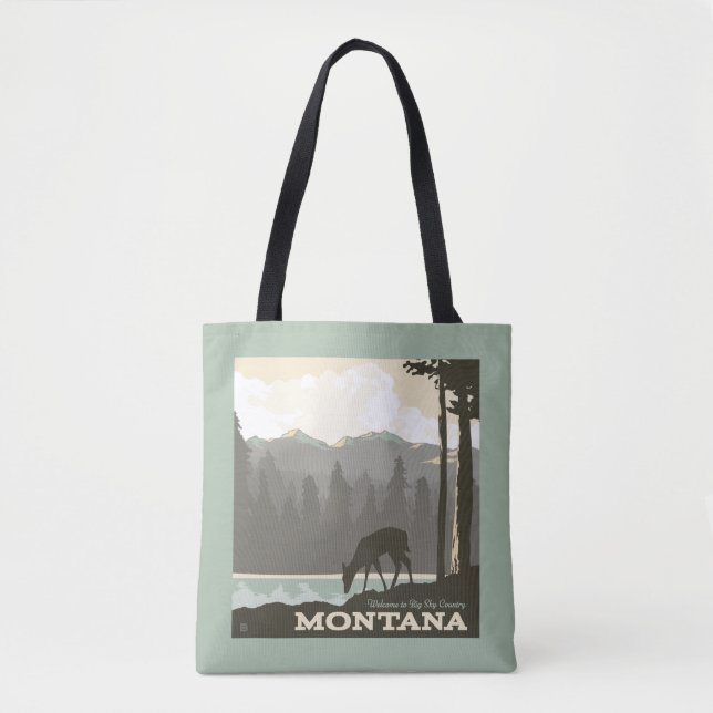 Montana | Willkommen im Big Sky Country Tasche (Vorderseite)