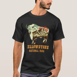 Montana YELLOWSTONE NATIONALPARK Lustig Wyoming T-Shirt