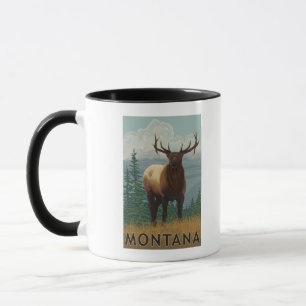 MontanaElk Szene Tasse