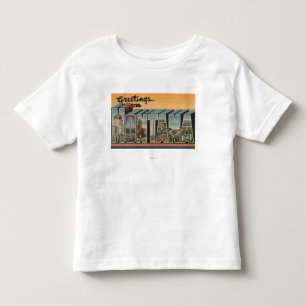 MontanaLarge Buchstabe ScenesMontana Kleinkind T-shirt