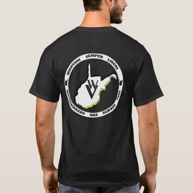 Montani Semper Liberi T-Shirt (Rückseite)
