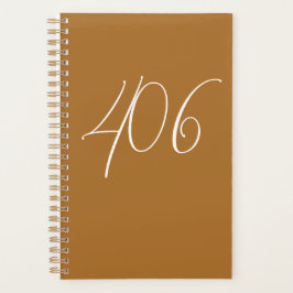 Montankupfer mit weißem Flächencode Planer