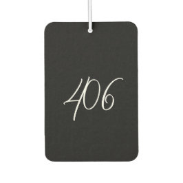 Montanschwarz mit Code für den weißen Bereich Autolufterfrischer