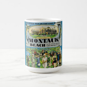 Montauk Beach Long Island Postkarte Kaffeetasse