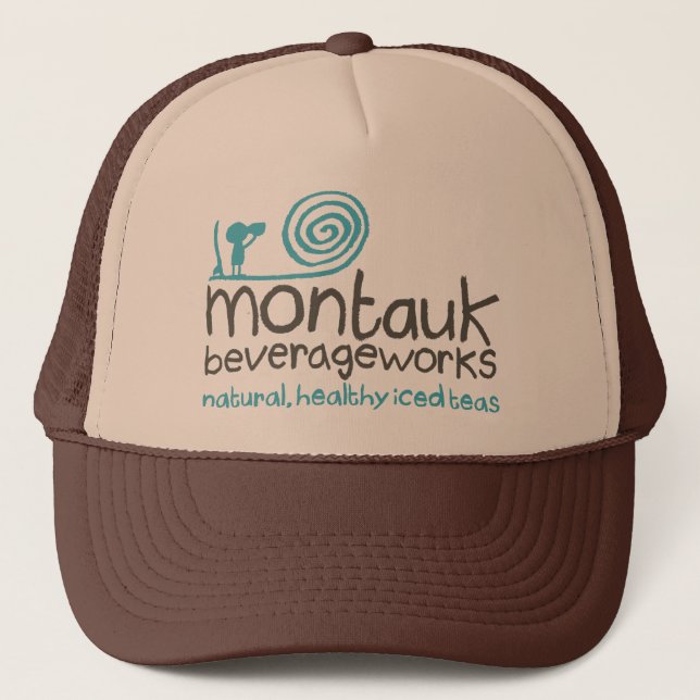 Montauk BeverageWorks - Fernlastfahrer-Hut Truckerkappe (Vorderseite)