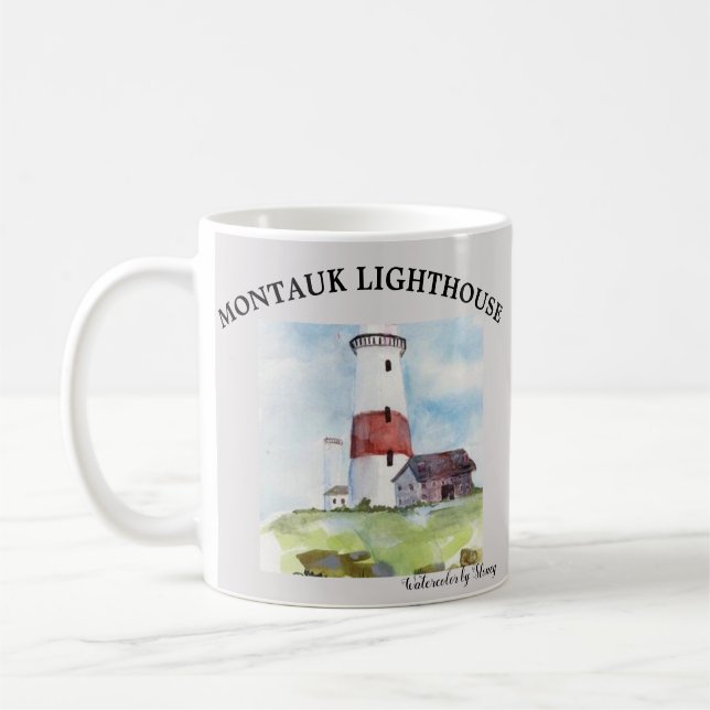 MONTAUK LIGHTHOUSE CAFÉ MUG (Gauche)