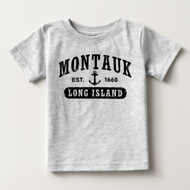 Montauk Long Island Baby T-shirt (Vorderseite)