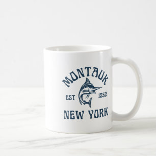 Montauk New York Fischen Marlin Reise Fisch Strand Kaffeetasse