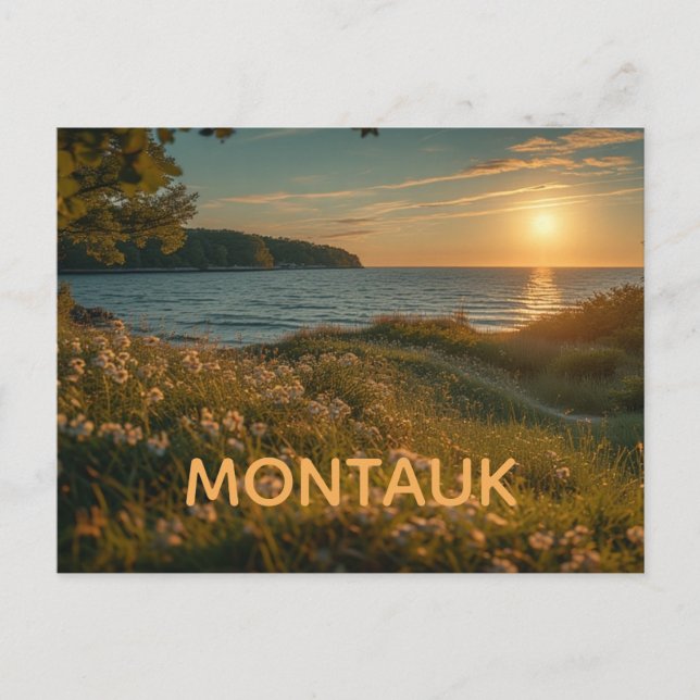 Montauk New York Postkarte (Vorderseite)