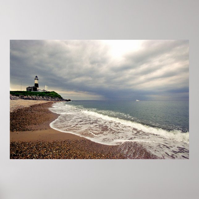 Montauk Point LIghthouse, Long Island, New York Poster (Vorne)