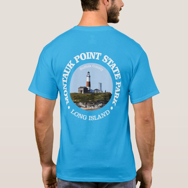 Montauk Point Staat Park T-Shirt (Rückseite)