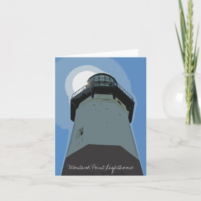 Montauk Punkt-Leuchtturm Karte (Vorderseite)