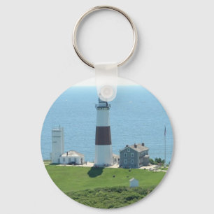 Montauk Punkt-Leuchtturm Schlüsselanhänger