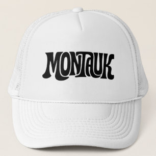 Montauk Vintage Retro Design New York Hamptons Truckerkappe