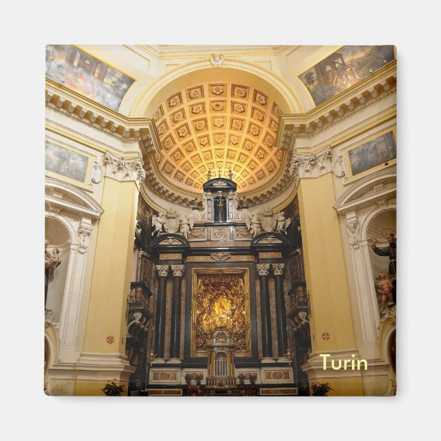 Monte Cappuccini Kirche Santa Maria delle Grazie Magnet (Vorne)