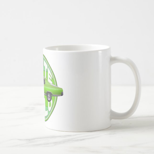 Monte Carlo grüne Maschine 1970 Kaffeetasse (Rechts)